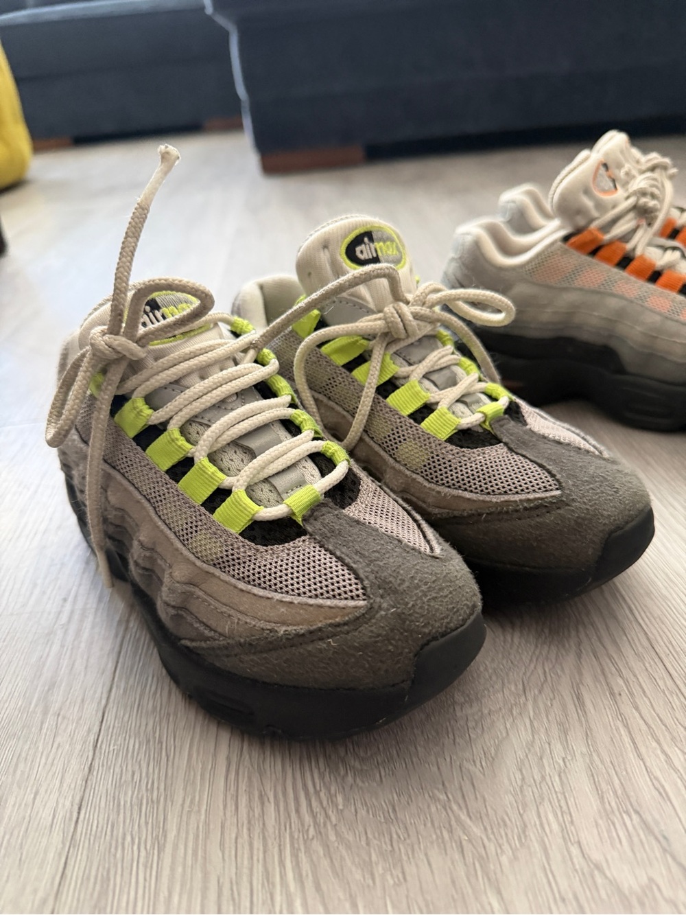 Nike Kids' Air Max 95 Neon& Mandarin 2/$60